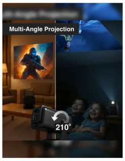 LASER Laser 1080p Smart Android Multi-Angle LED Projector