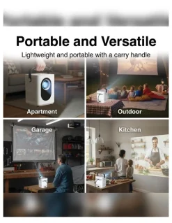 LASER Laser Smart Android Projector With 120 Inch Screen PJ-CUFHWH-454