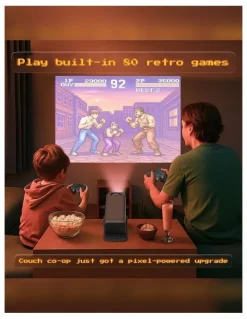 LASER Laser Smart Gaming Projector With 80 Games And Controllers PJ-GH803B-168