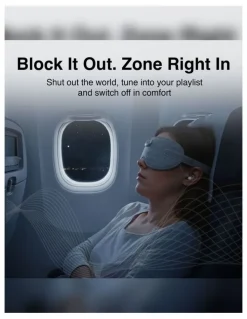 LASER Laser Smart Sleeping Mask With Bluetooth Earphones AO-SM25GY-328