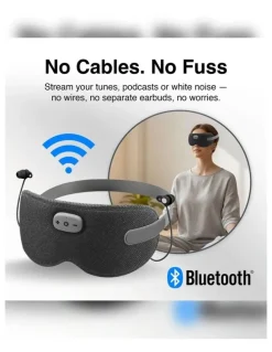 LASER Laser Smart Sleeping Mask With Bluetooth Earphones AO-SM25GY-328