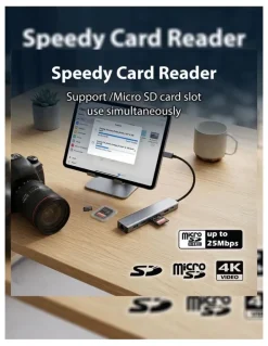 LASER Laser USB-C Multiport Hub with 4K HDMI Ethernet and 100W PD