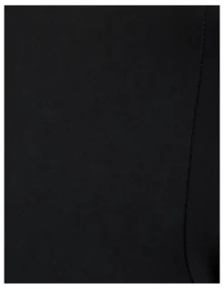 Lauren Ralph Lauren Luxe Smoothing Seamless Short Sleeve T-Shirt Bodysuit in Black