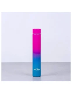 Lazy Dayz Lazy Dayz Slimline Drink Bottle 300ml Pink Blue Ombre