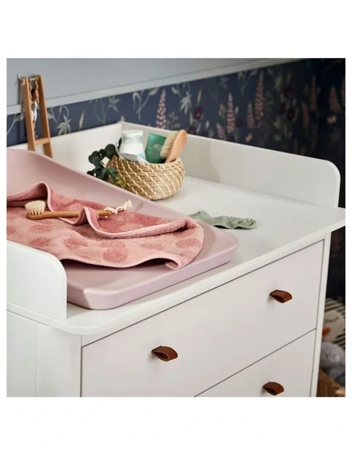 Leander Matty Baby Changer Topper 65x45cm in Dusty Rose