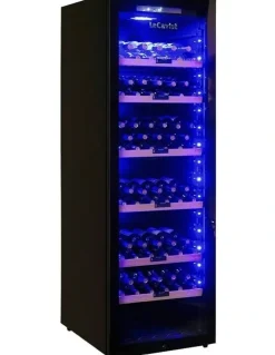LeCavist Wine Cabinet Fridge 248 Bottle Single Zone Freestanding in Black