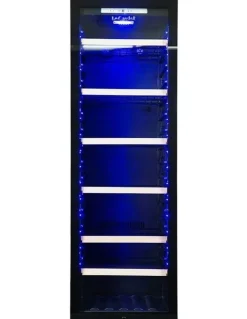 LeCavist Wine Cabinet Fridge 248 Bottle Single Zone Freestanding in Black