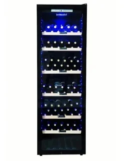 LeCavist Wine Cabinet Fridge 248 Bottle Single Zone Freestanding in Black