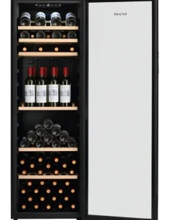 LeCavist Wine Cabinet Fridge 168 Bottle Single Zone Freestanding in Black