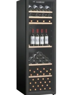 LeCavist Wine Cabinet Fridge 168 Bottle Single Zone Freestanding in Black