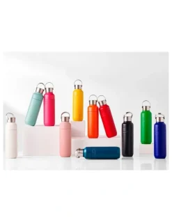 Le Creuset Otg Bamboo Bottle 500ml in Green