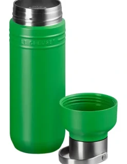 Le Creuset Otg Bamboo Bottle 500ml in Green