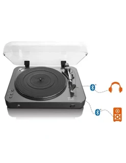 Lenco Bluetooth Turntable with Direct Encoding in Black