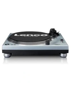 Lenco Lenco Professional Direct-Drive Turntable in Metallic