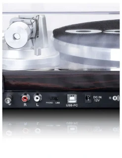 Lenco Turntable with Bluetooth & USB Connection in Walnut