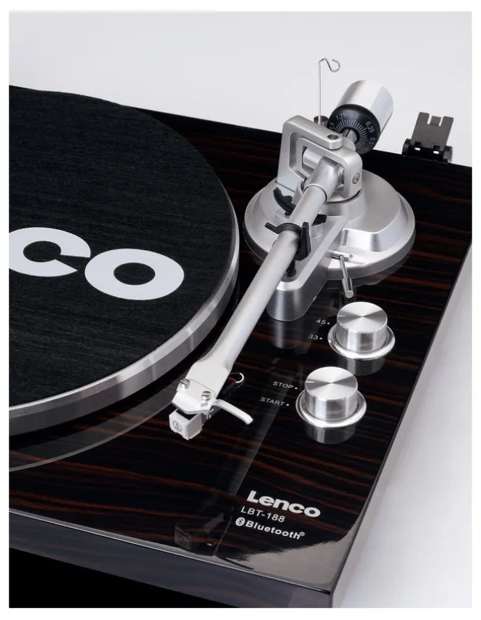 Lenco Turntable with Bluetooth & USB Connection in Walnut