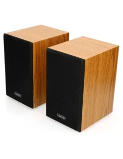 Lenco Turntable with Bluetooth & 2 Separate Speakers in wood