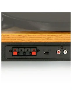 Lenco Turntable with Bluetooth & 2 Separate Speakers in wood