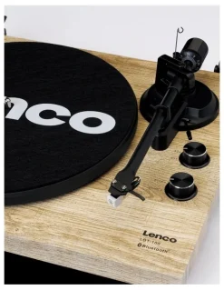 Lenco Turntable with Bluetooth & USB Connection in Pine