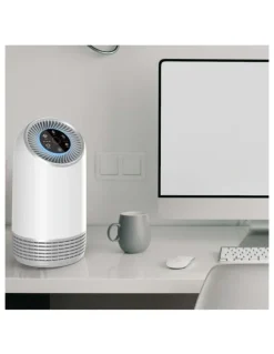 Lenoxx Air Purifier & Cleaner with HEPA Filter in White