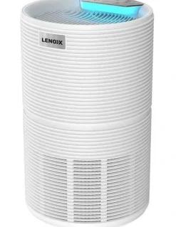 Lenoxx Air Purifier & Cleaner with HEPA Filter in White