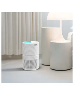 Lenoxx Air Purifier & Cleaner with HEPA Filter in White