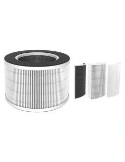 LENOXX Air Purifier HEPA Filter 17.6x18cm Replacement Part in White