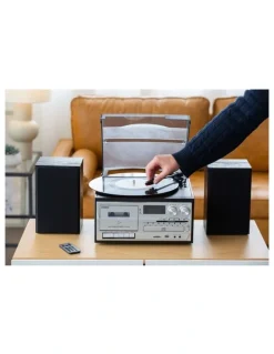 Lenoxx Audio Home Entertainment System CDs, Vinyl, Wireless Streaming & More