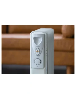 Lenoxx 11-Fin Oil Column/ Free-Standing Heater in White