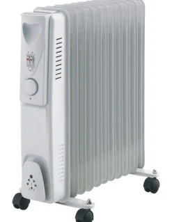 Lenoxx 11-Fin Oil Column/ Free-Standing Heater in White