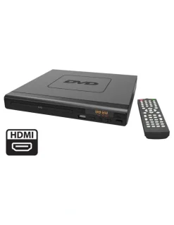 Lenoxx HDMI DVD Player with Remote Control in Black