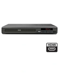 Lenoxx HDMI DVD Player with Remote Control in Black