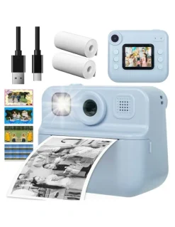 LENOXX Instant Print Camera With Dual Lens And 1080P HD Video 48MP in Blue