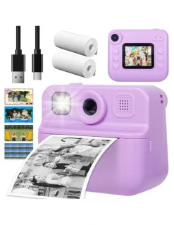 LENOXX 48MP Instant Print Camera with Dual Lens and 1080P HD Video