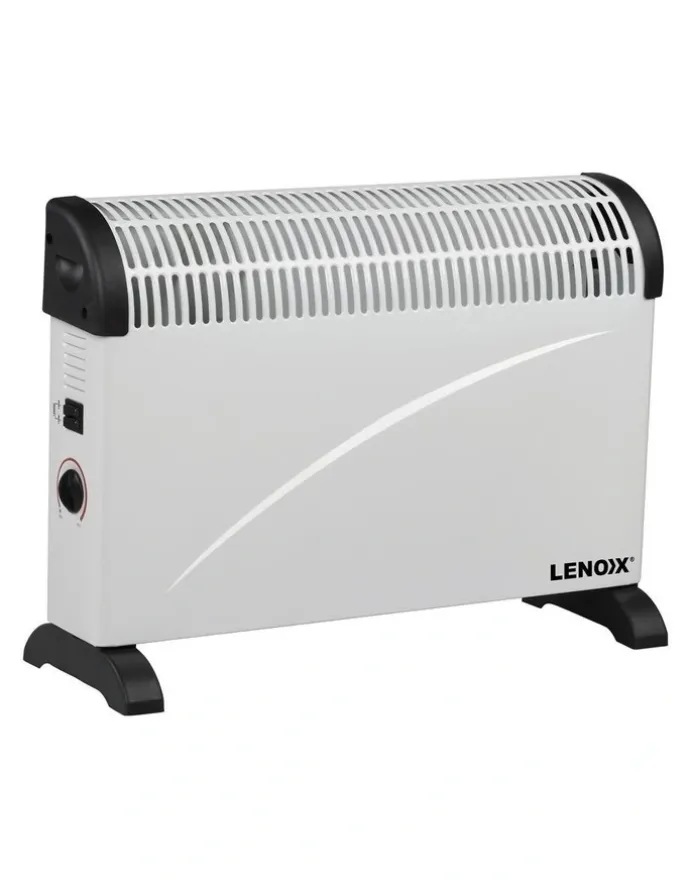 Lenoxx Portable Convector Heater 2000W 3 Heat Settings in White