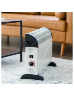 Lenoxx Portable Convector Heater 2000W 3 Heat Settings in White