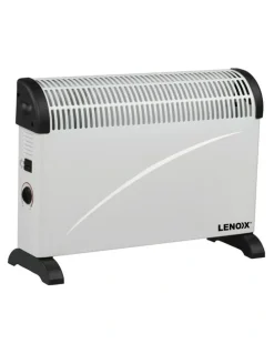 Lenoxx Portable Convector Heater 2000W 3 Heat Settings in White