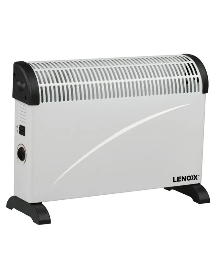 Lenoxx Portable Convector Heater 2000W 3 Heat Settings in White