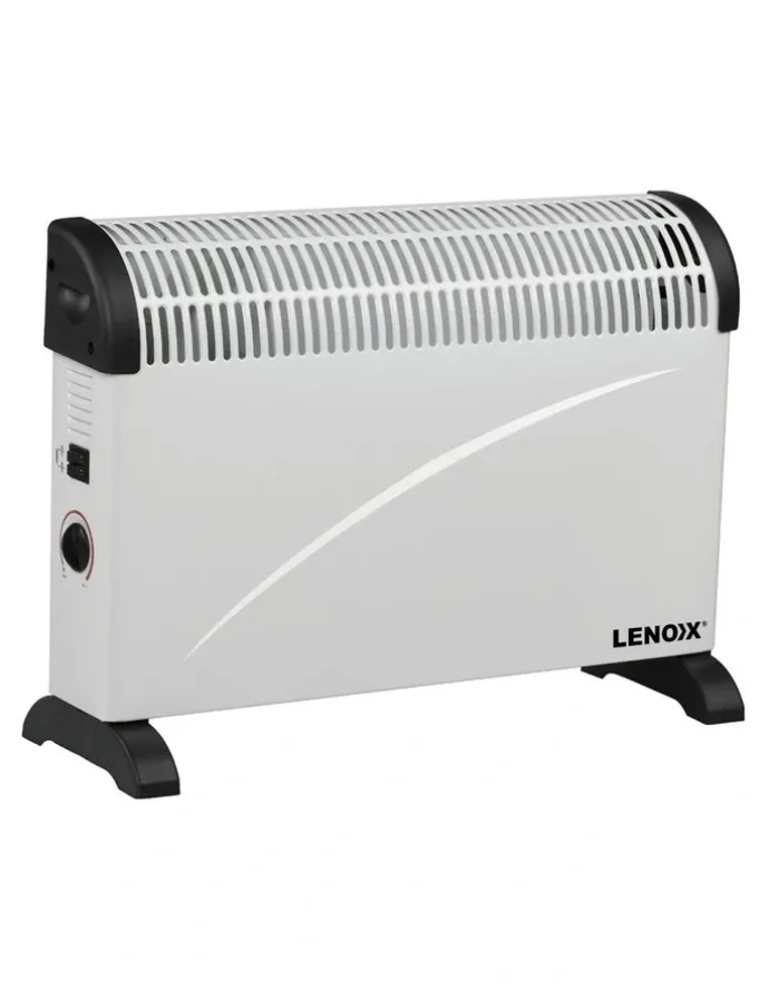 Lenoxx Portable Convector Heater 2000W 3 Heat Settings in White