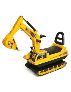 LENOXX Ride-on Excavator With Sturdy Track and Dual Operation Levers to Scoop