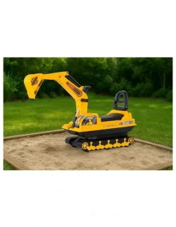 LENOXX Ride-on Excavator With Sturdy Track and Dual Operation Levers to Scoop
