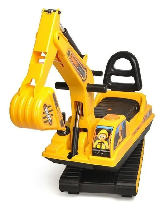LENOXX Ride-on Excavator With Sturdy Track and Dual Operation Levers to Scoop