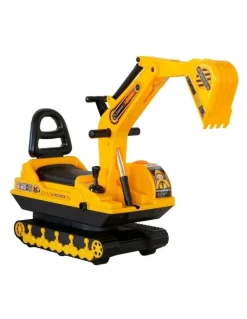 LENOXX Ride-on Excavator With Sturdy Track and Dual Operation Levers to Scoop