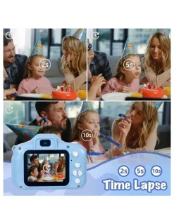 LENOXX 4x Zoom and HD Video Recording Digital Dual Lens Camera