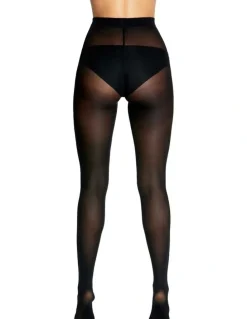 Levante Suede Matte Tights 50D in Nero