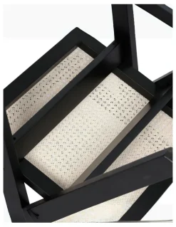 Levede Armchair Leather Dining Chair in Black