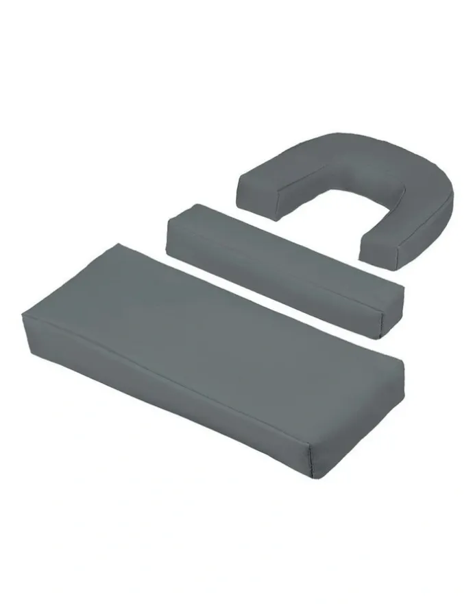 Levede Folding Beach Lounge Chair in Grey