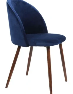 Levede French Provincial Dining Chairs x2 in Navy