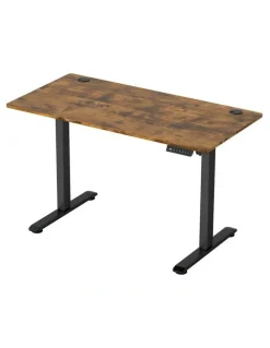 Levede Height Adjustable Gaming Electric Standing Desk 120cm in Vintage Oak