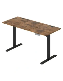 Levede Height Adjustable Gaming Electric Standing Desk 140cm in Vintage Oak